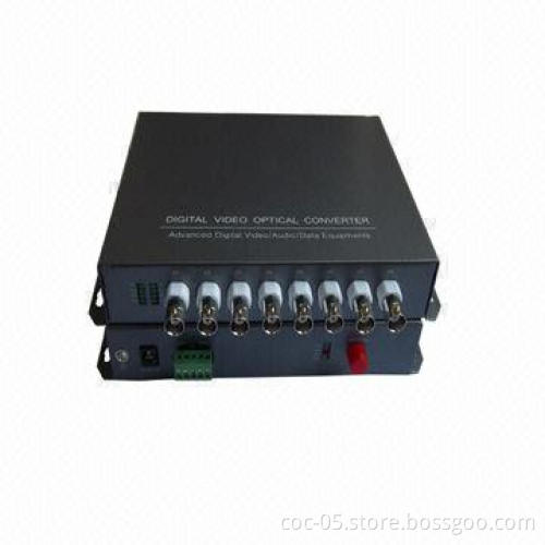 BNC to Fiber Video Converter, 1 to 128 Channels, Video/Audio/Data/Switch